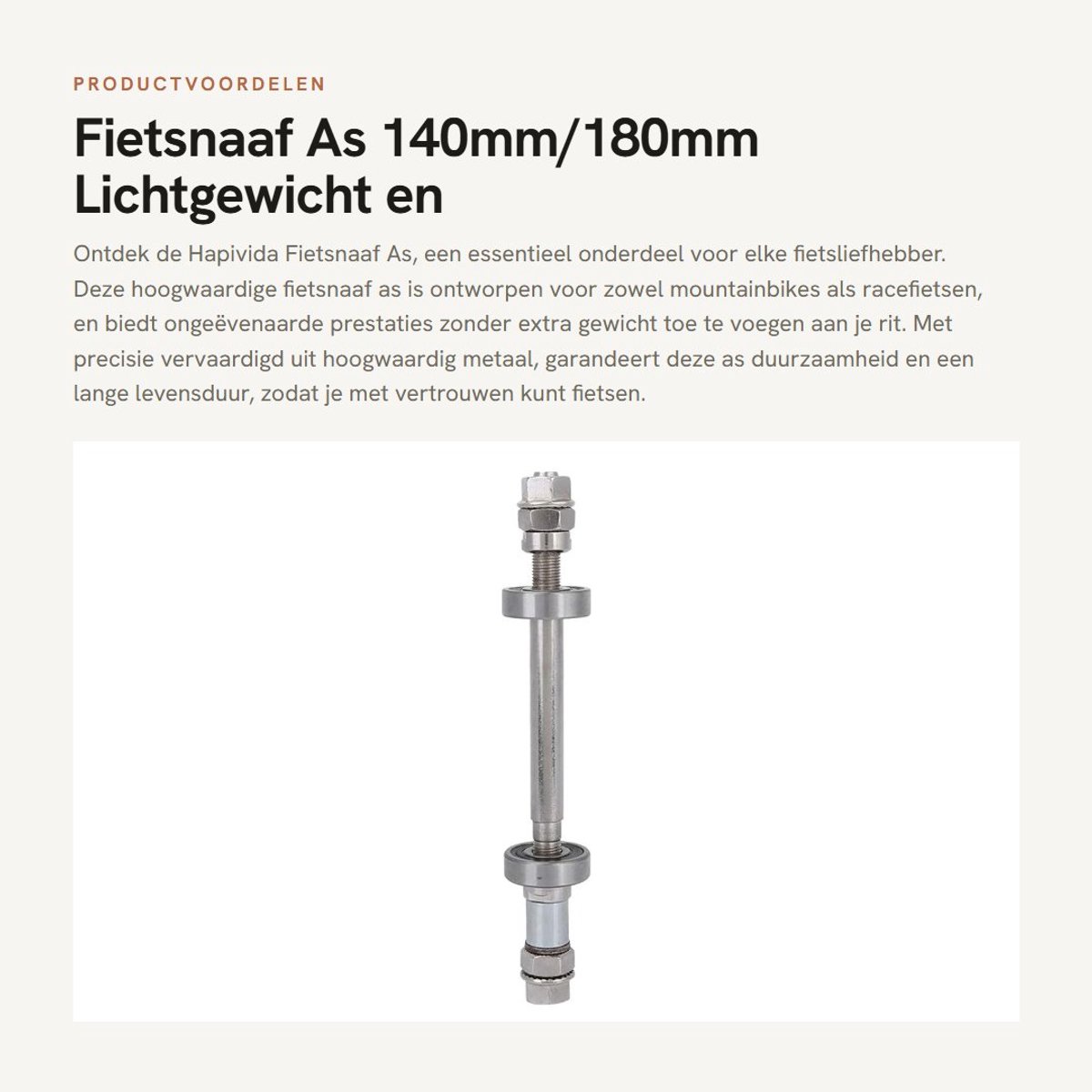Dailygoods- Naafas Ultralicht - Voor Mountainbike - Achterwiel - Snelle Ontgrendeling - Hoogwaardige Metaal - Eenvoudig te Installeren - Fietsnaven