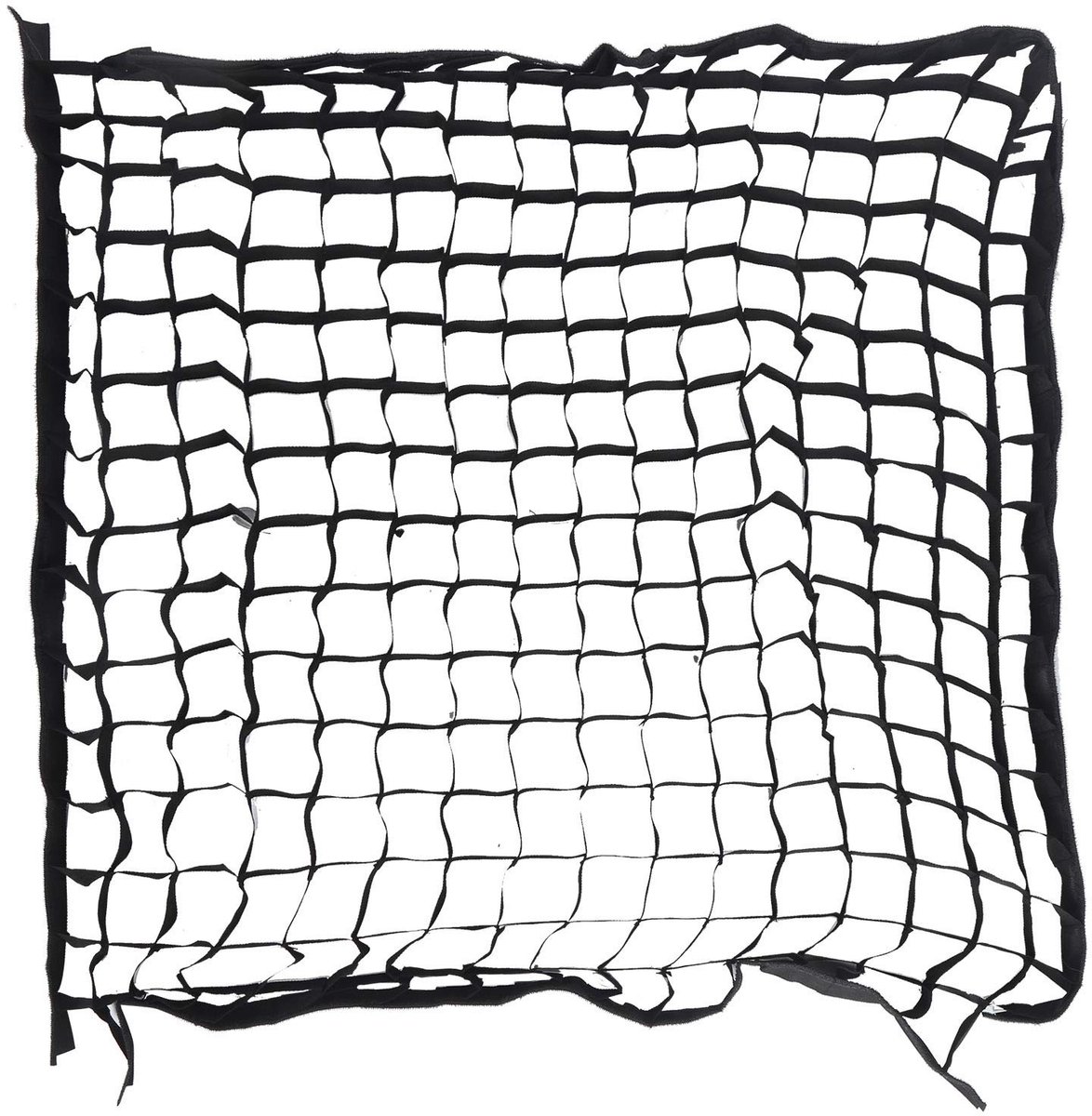 Dailygoods - Eggcrate Soft Grid voor Fotografie 80x80 Cm Softbox Cellulair Rooster Mesh met haak- en Lusbevestigingen Voering voor Fotografie