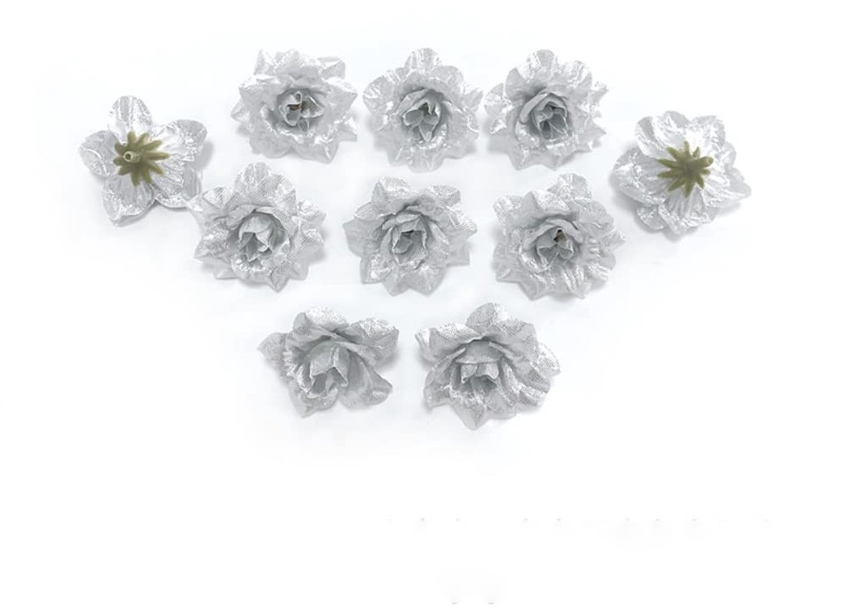 Dailygoods- Kunstbloemen Pak van 10 - Kunstbloemen Rozen - Simulatie Decoratie - Zijde Blo