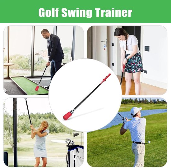 Golf Swing Trainer - Houding Corrector - Sport Training - Akoestische Feedback - 81 cm - Rood van GOLF — afbeelding 5