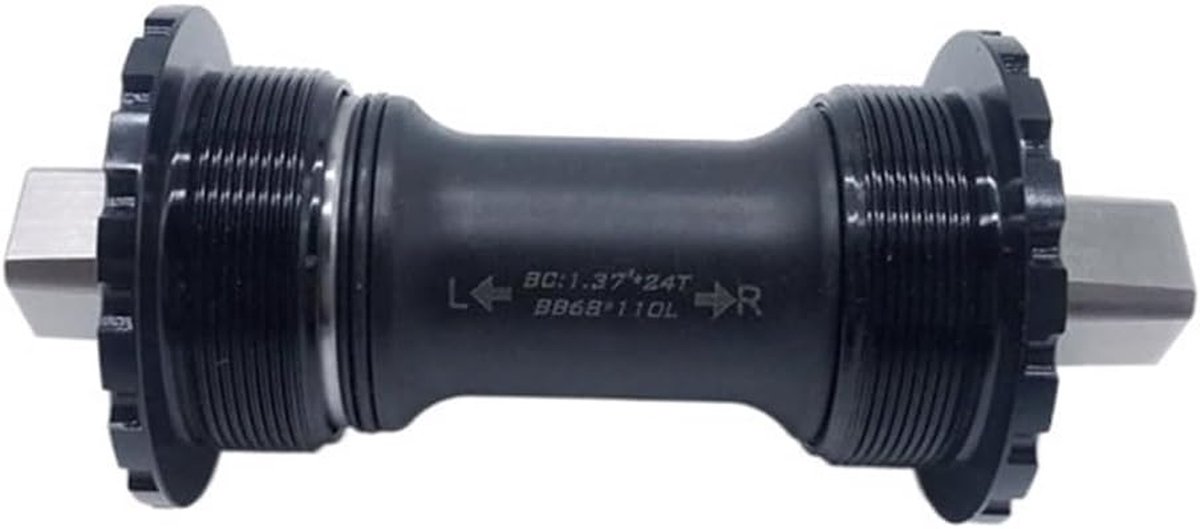 Trapas - Fiets onderdelen - Fietsen onderhouden - Lichtgewicht titanium ontwerp - 103mm - Zwart