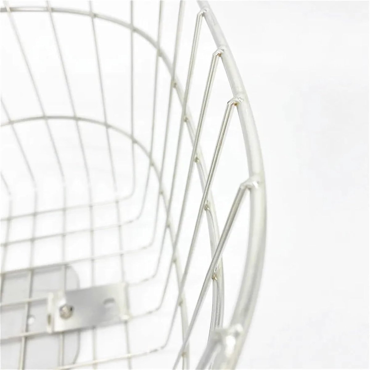 Fietsmand Opvouwbaar - Fietsmand RVS - Boodschappen Vervoeren - Universele Stuurmontage - One Size - RVS