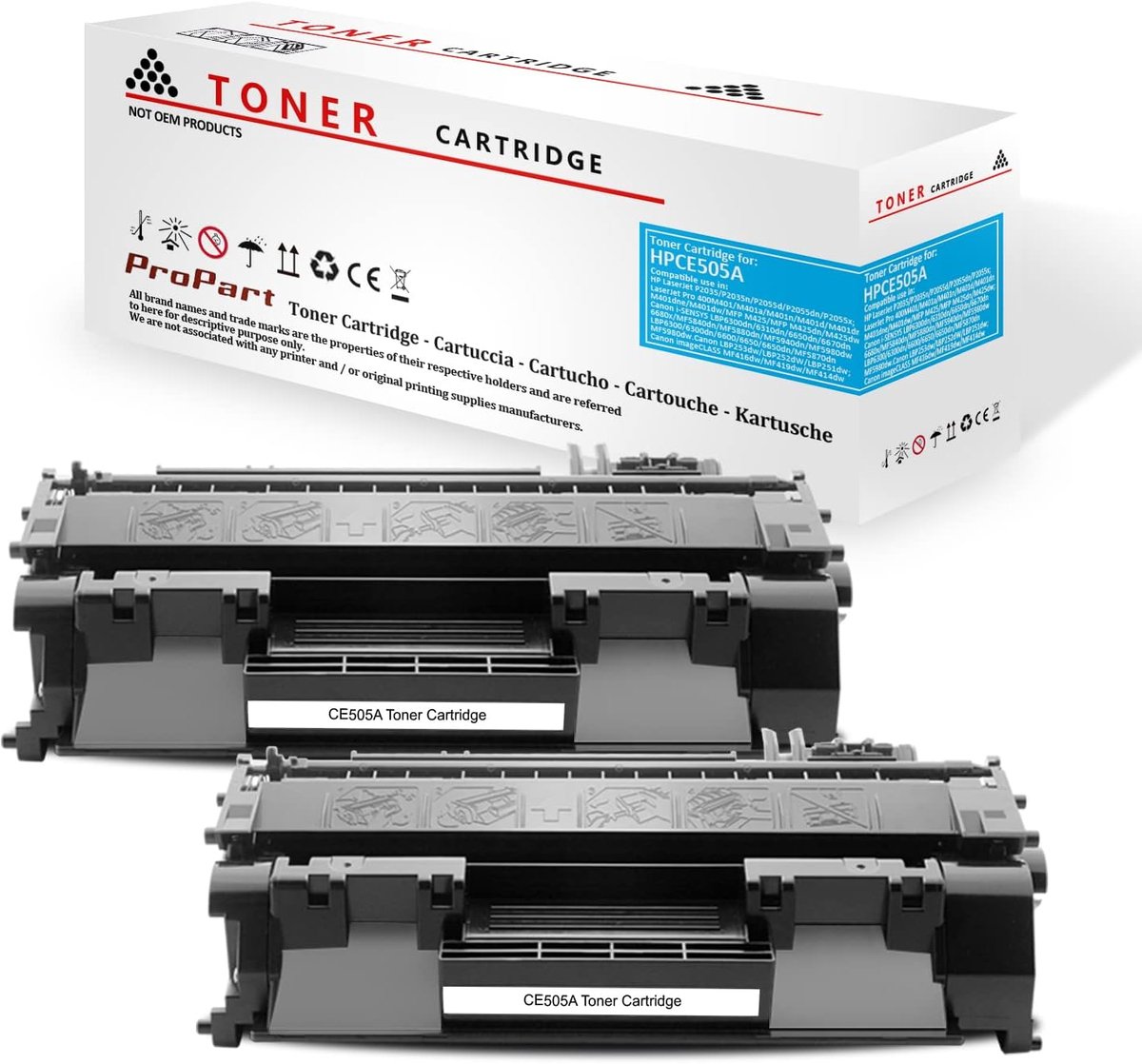 Toner Cartridges - Inkt Cartridges - Printer Onderhoud - Hoge Efficiëntie - 2300 pagina's - Zwart