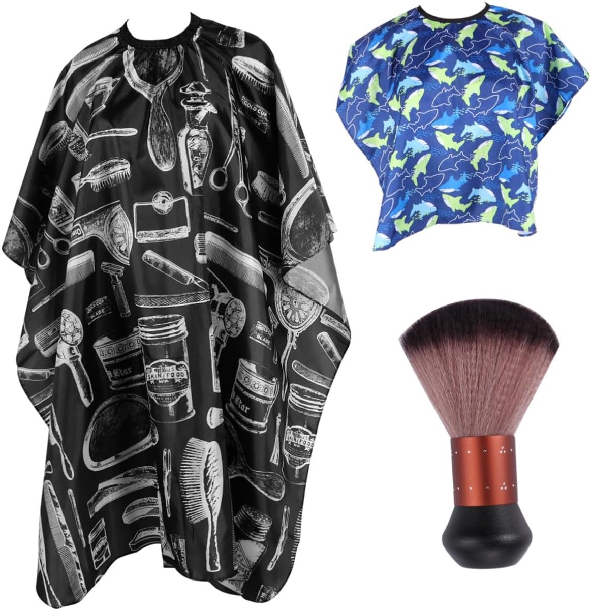 Kapperscape Set - Kinder Schorten - Haarknippen Thuis - Waterdichte Stof - 85 x 66 cm - Diverse Kleuren