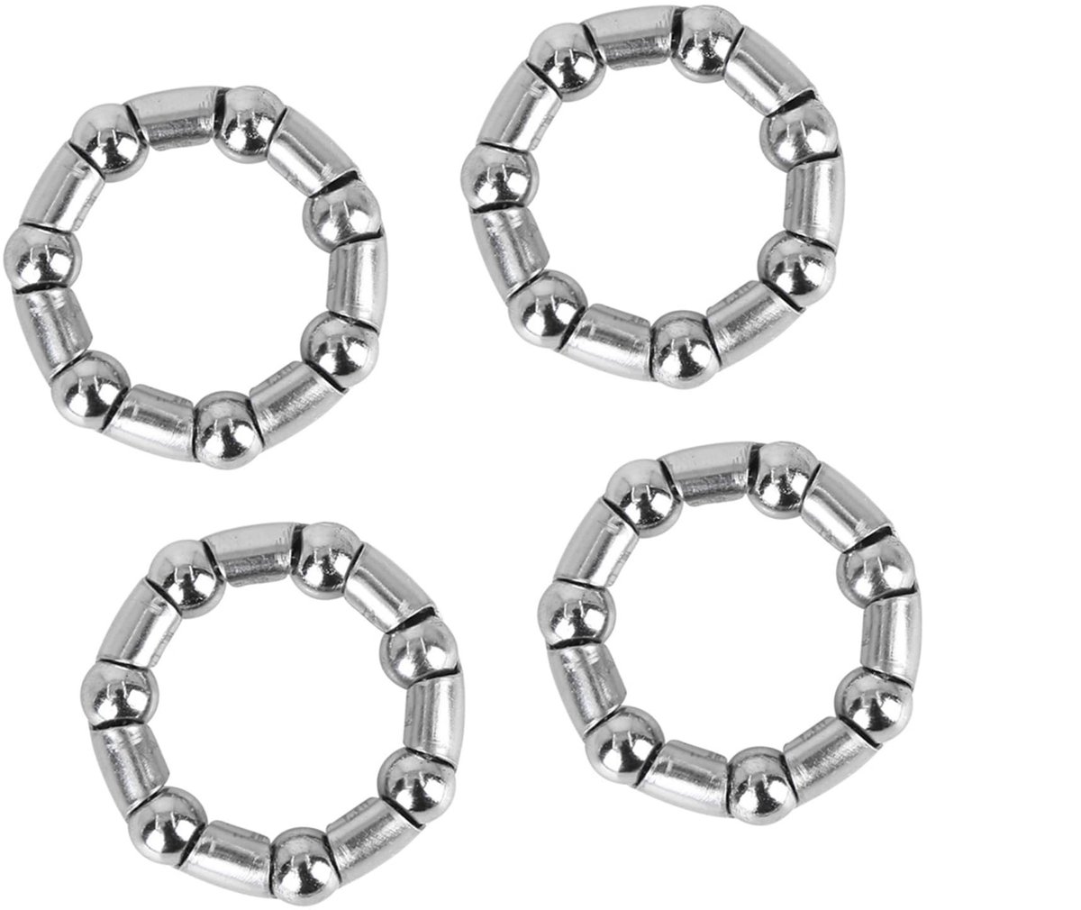 Dailygoods - Set van 4 Cranklagers voor Fiets met 37 mm Binnendiameter
