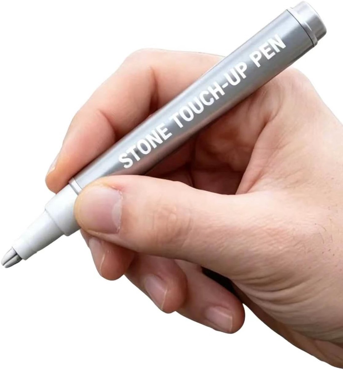 Grafsteen Marker Pen - Steen Retoucheerpen - Inscripties Herstellen - Waterdicht Weerbestendig - 16cm Lengte - Goud