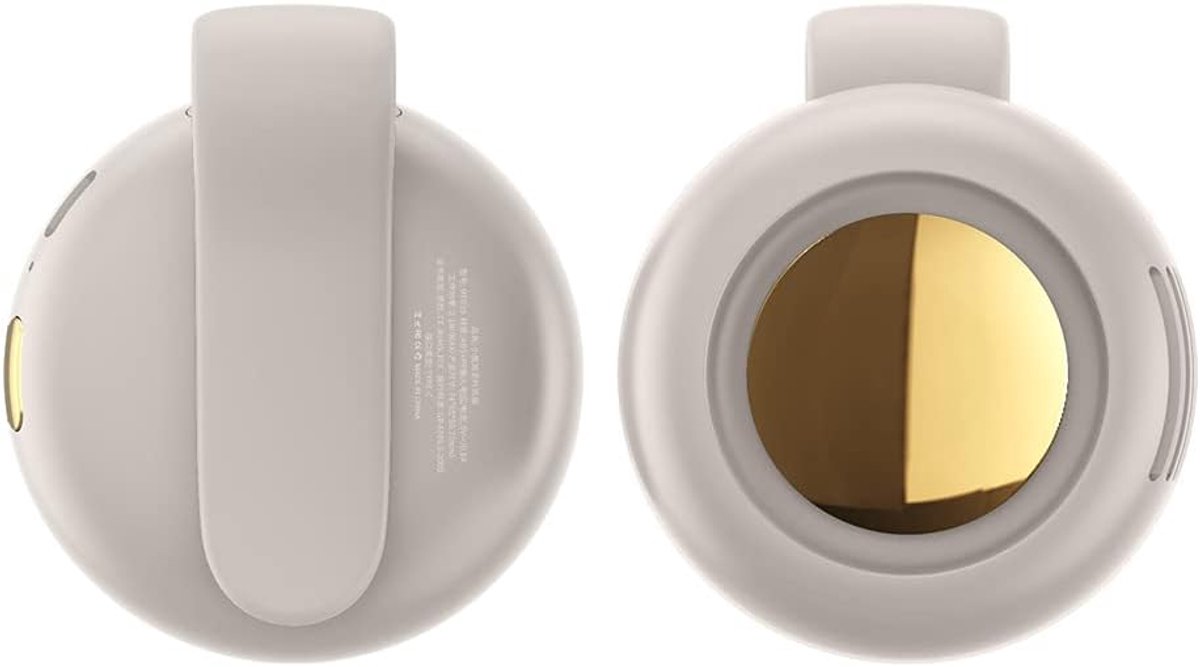 Mini Ventilator - Draagbare Koeler - Persoonlijke Koeling - Flexibele Clip - 900mAh Batterij - Wit