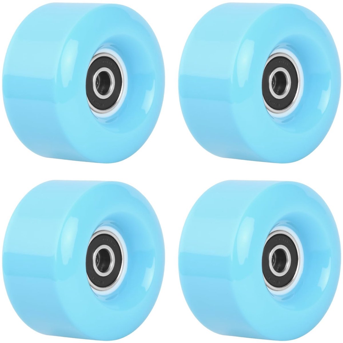 Dailygoods- Rollerwielen 58x32mm - PU Slijtvaste Wielen - Hoogwaardige 608RS Lager - Minder Geluid - Goede Grip - Schokbestendig - Skatewielen
