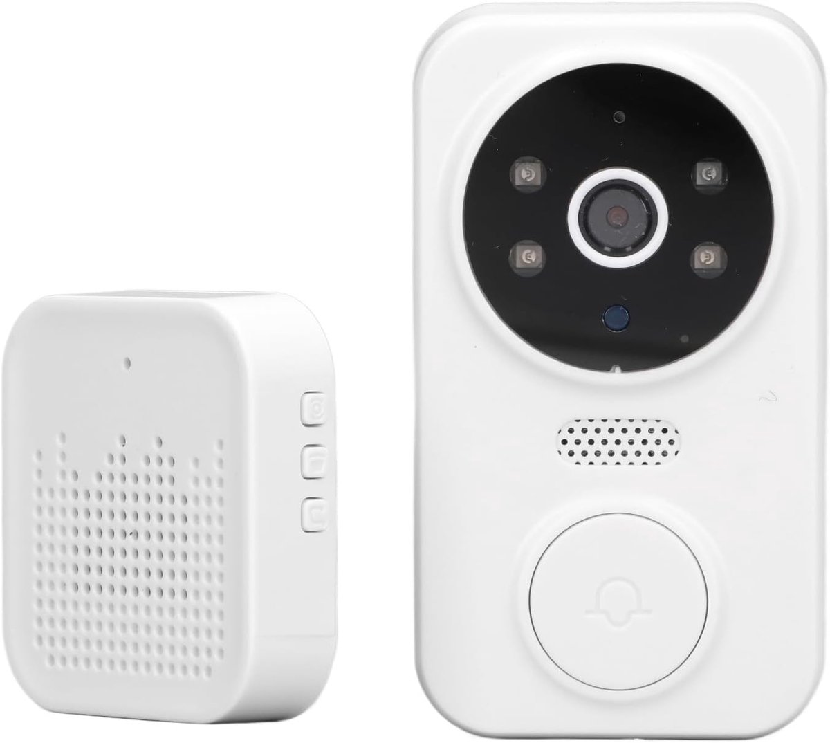 Slimme Deurbelcamera - Draadloze Camera - Huisbeveiliging Thuis - Groothoek Nachtzicht - 1080P HD - Zwart