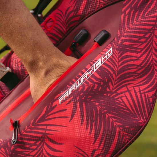 Callaway Fairway C HD Red Palms Waterproof Standbag 2025 - Rood van Merkloos — afbeelding 2