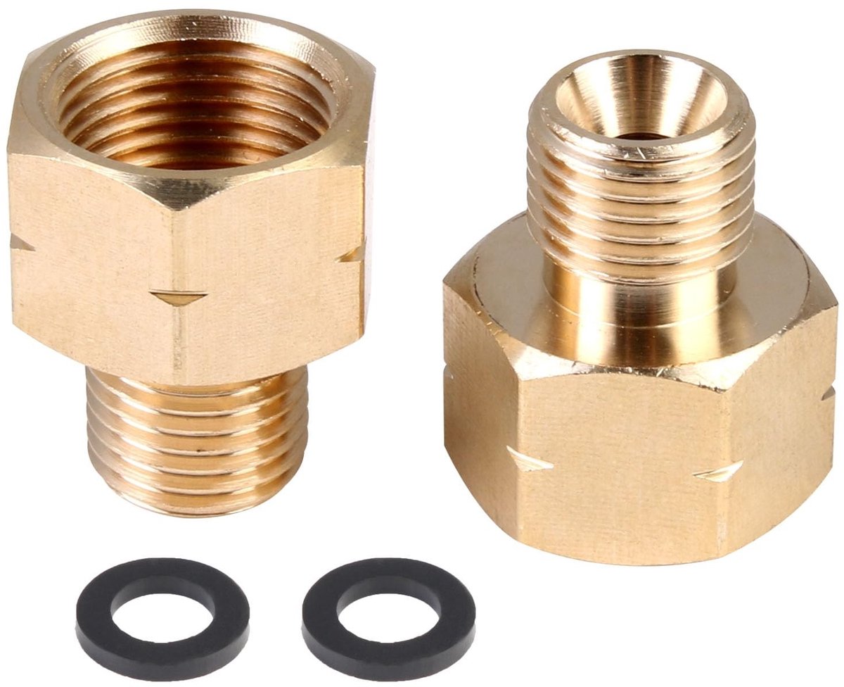 Dailygoods - LPG Gasadapter Set van 2 Stuks