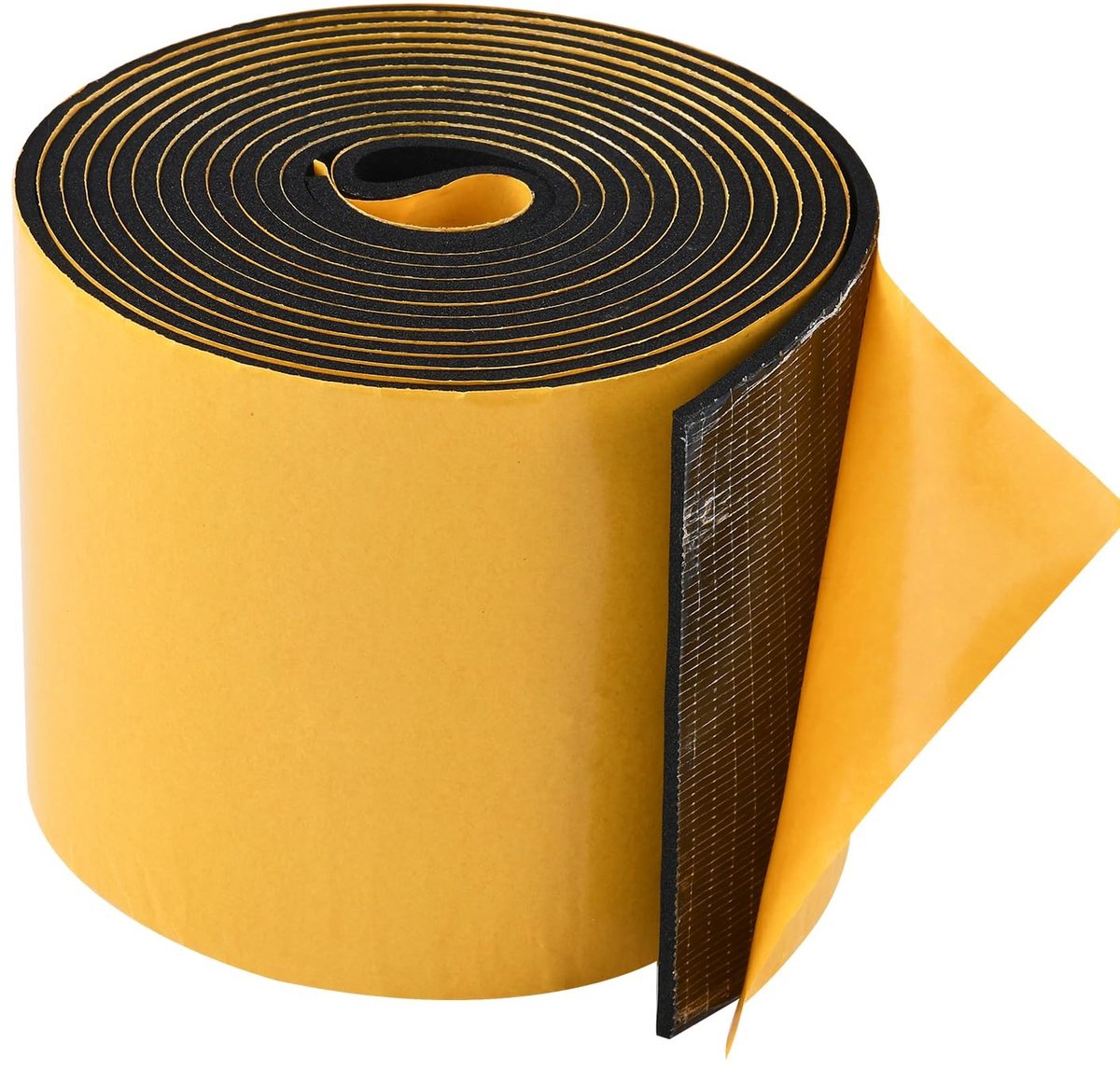 Dailygoods - 3 Meter Schuimrubberen Tape, Zelfklevend, 70mm breed, 3mm dik, EVA-Weerstrip Met Hoge Dichtheid, Afdichting, Anti-vibratie, Anti-botsing, Schokbestendig Voor Raamdeur,Vrachtwagen, Airconditioner