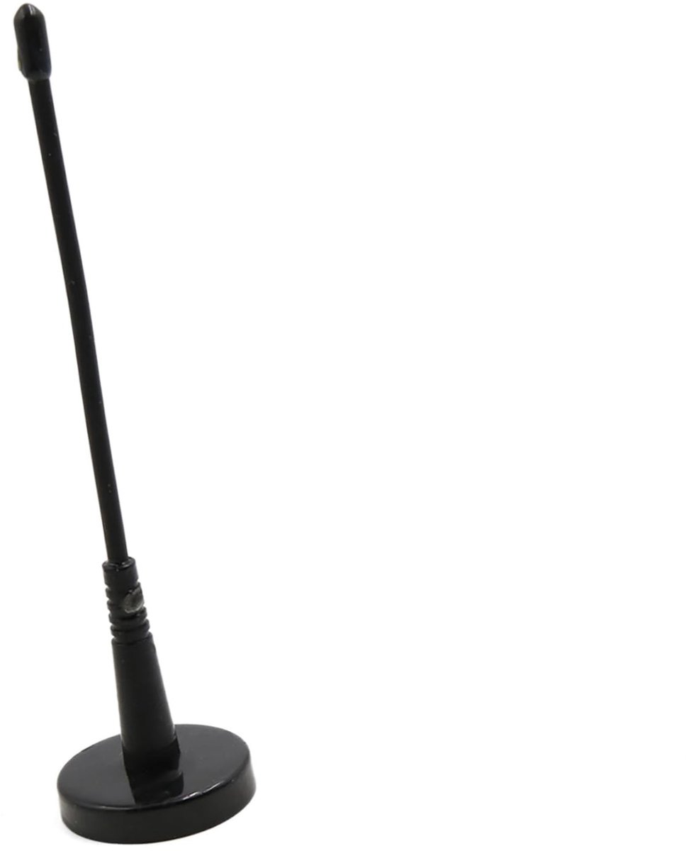 Dailygoods- Magneetvoet met magnetische basis - Decoratieve Autoantenne - Zwart - Eenvoudig te installeren - Duurzaam - Afmetingen 15,5 x 3,9 cm