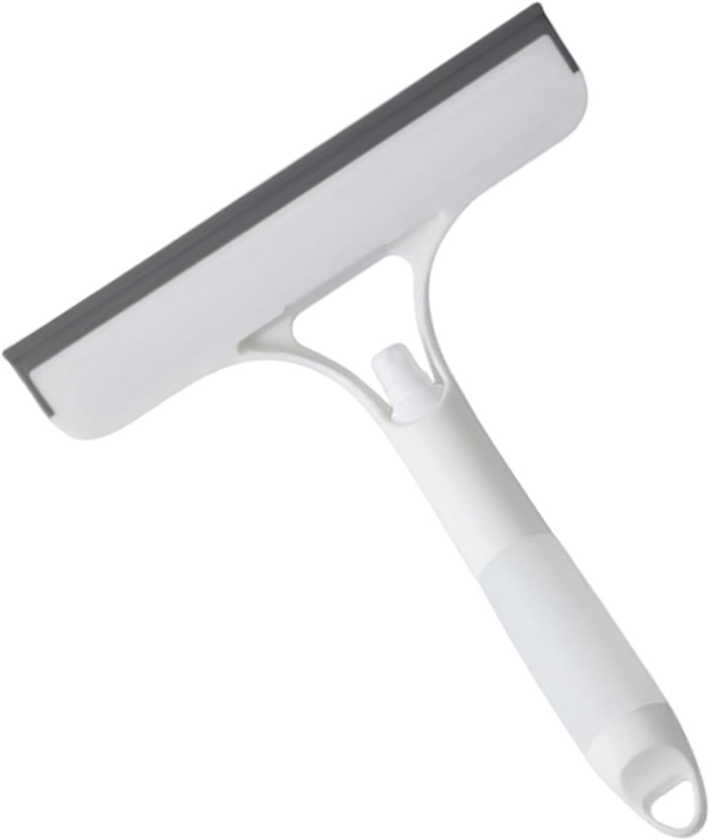 Raamwisser met Spray - Schoonmaakwisser Douche - Glas Reinigen - Geïntegreerde Sprayfunctie - 21.5 x 25.7 cm - Wit