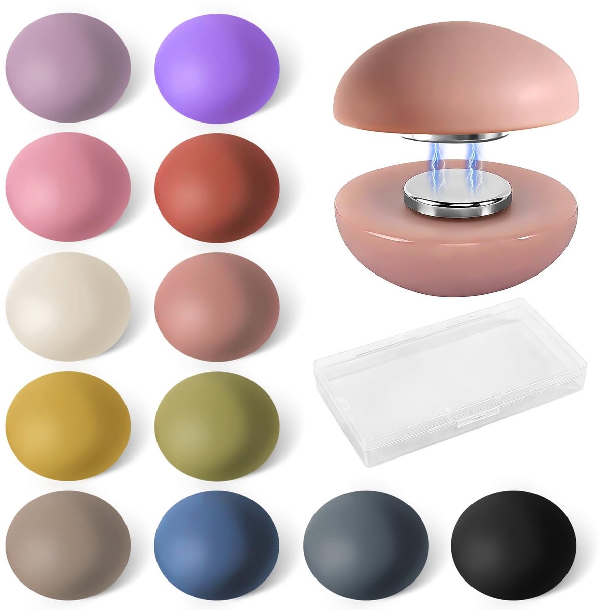 Dailygoods - Koelkastmagneten Set van 24 - Sterke Neodymium Magneten voor Keuken en Prikbord