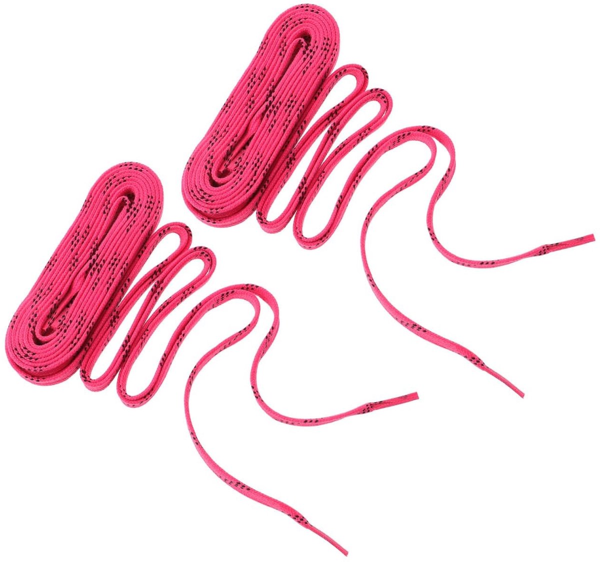 Dailygoods - Angoily 1 paar gewaxte ijshockeyveters, duurzame polyester veters voor schaatsen en hockeyschoenen, platte reserveveters