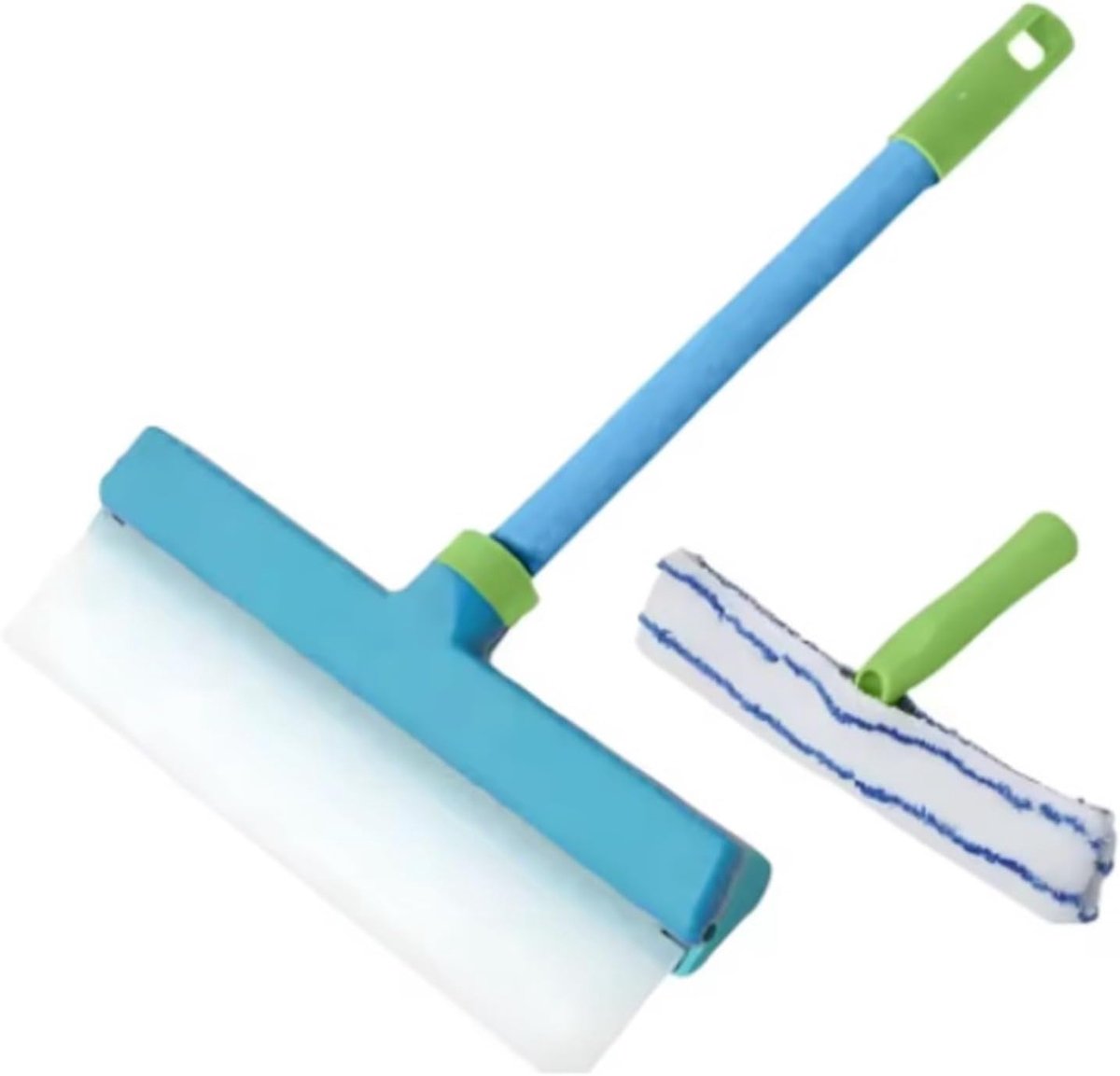 Glazen reiniger - Raamtrekker - Streeploos reinigen - Lichtgewicht ontwerp - 30 cm - Blauw