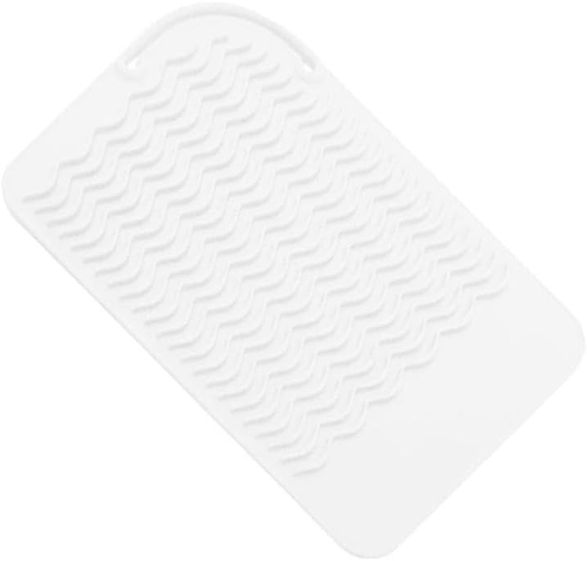 Hittebestendige Mat - Stylingtool Mat - Haarstyling Beschermen - Antislip en Warmte-isolerend - 22 x 17 cm - Grijs