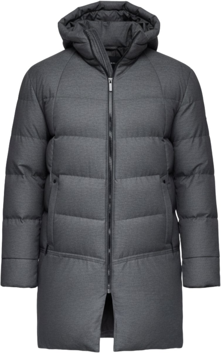 OMBRE Jas - Polyamide - Rits - Effen Grijs S