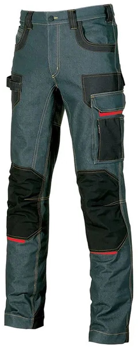 U-power Platinum Button Werkbroek Groen 46