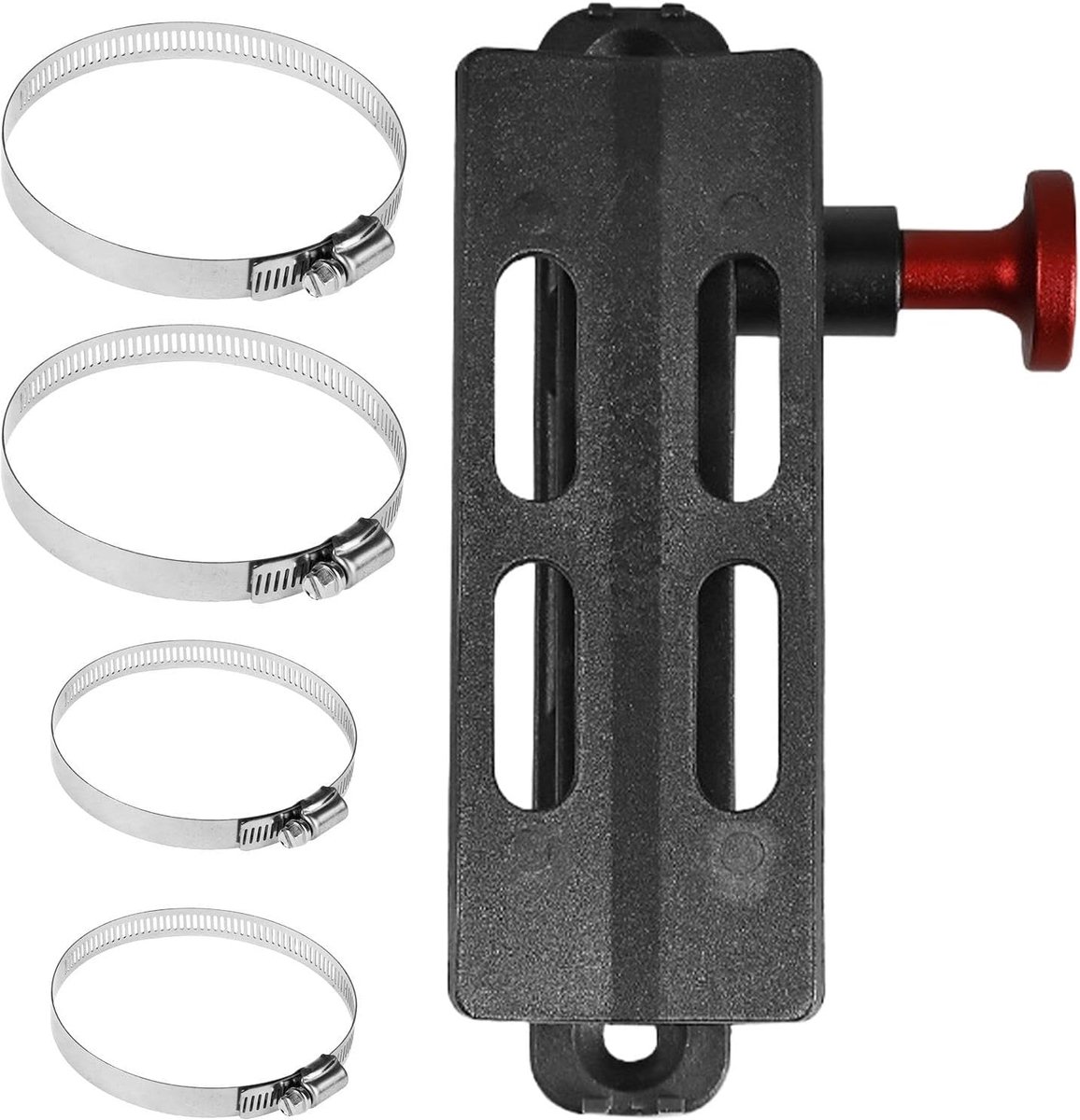 Brandblusser Houder - Voertuig Bevestiging - Veilig Transport - Snelle Ontgrendeling - 21 cm - Rood