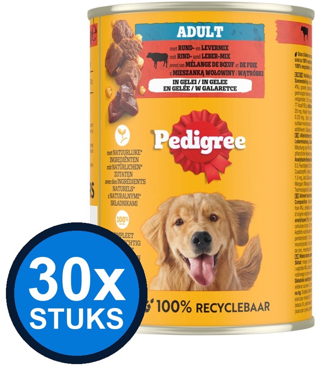 Pedigree Pedigree - Rund in Gelei - Hondenvoer Natvoer - 400g