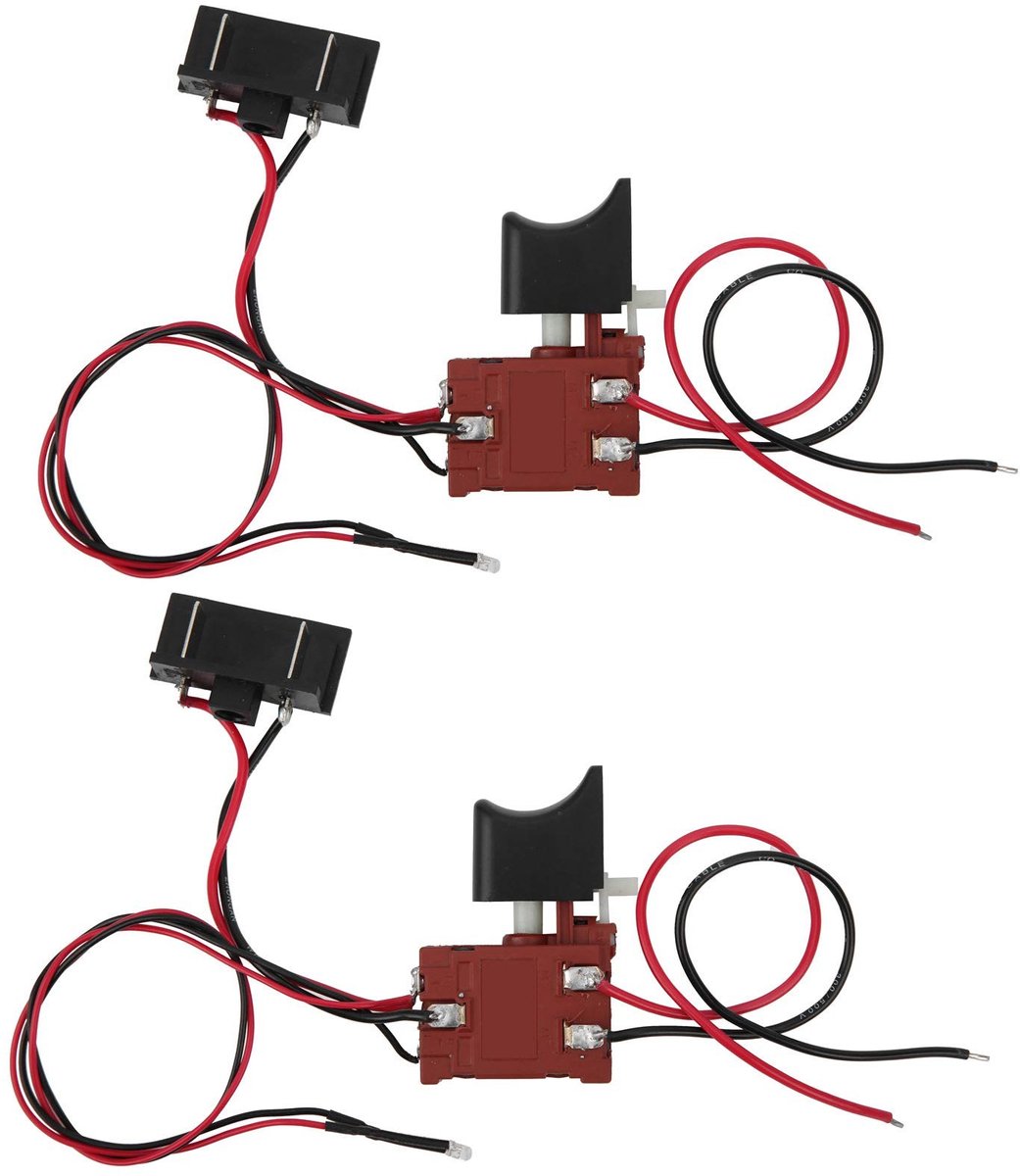 Dailygoods - Control Switch - Universeel - Duurzaam - Lichtzaagtriggerschakelaar - Voor lithium elektrische Saber Saw - Geschikt voor 12V 21V zaag