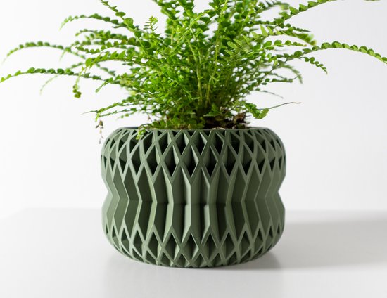 Skushy Rydan Bloempot - Moderne Designpot voor Kamerplanten - Sculpturale Plantenpot voor Woonkamer en Kantoor - Premium Woondecoratie