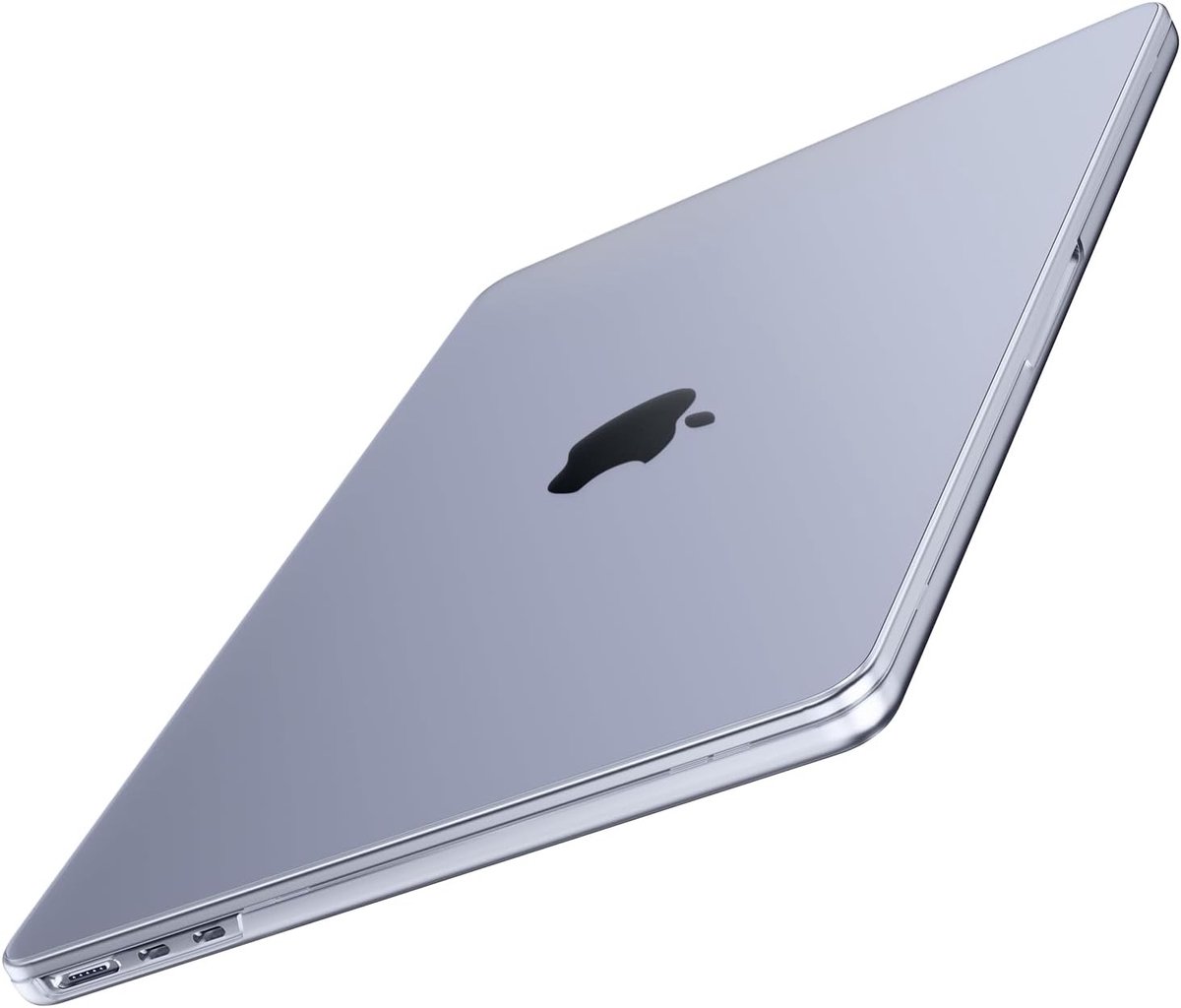 SnelShoppen - Onzichtbare Bescherming voor MacBook Air 15 inch Hoesje M4 2025 2024 2023 M3 M2 - Transparant Harde Schaal Laptophoes - Slank en Stijlvo