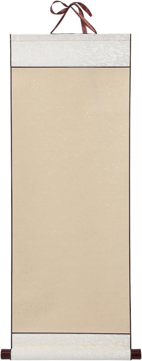 1 stuk witte opknoping scroll papier voor Chinese schilderkunst en kalligrafie muurdecoratie en kunstwerk