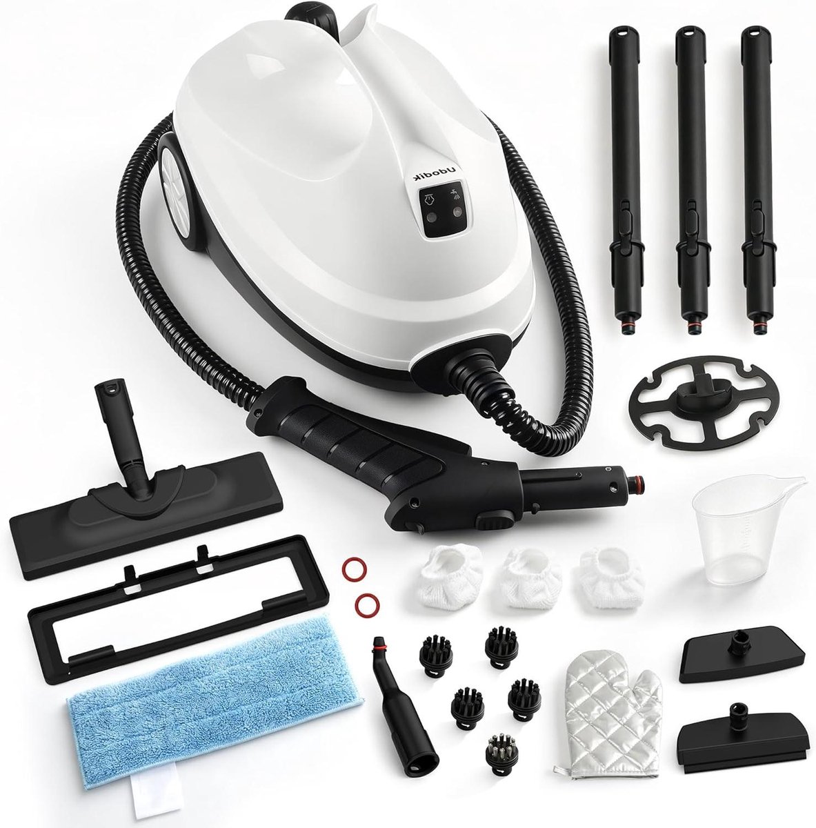 Draagbare Stoomreiniger - Huishoudelijke Reiniger - Diepe Reiniging Huis - 120 Graden Hete Stoom - 20 Accessoires - Wit