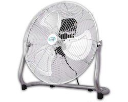 Staande Ventilator - Vloerventilator Metaal - Ruimte Koelen - Opvouwbaar Ontwerp - 40.5 cm - Zilver