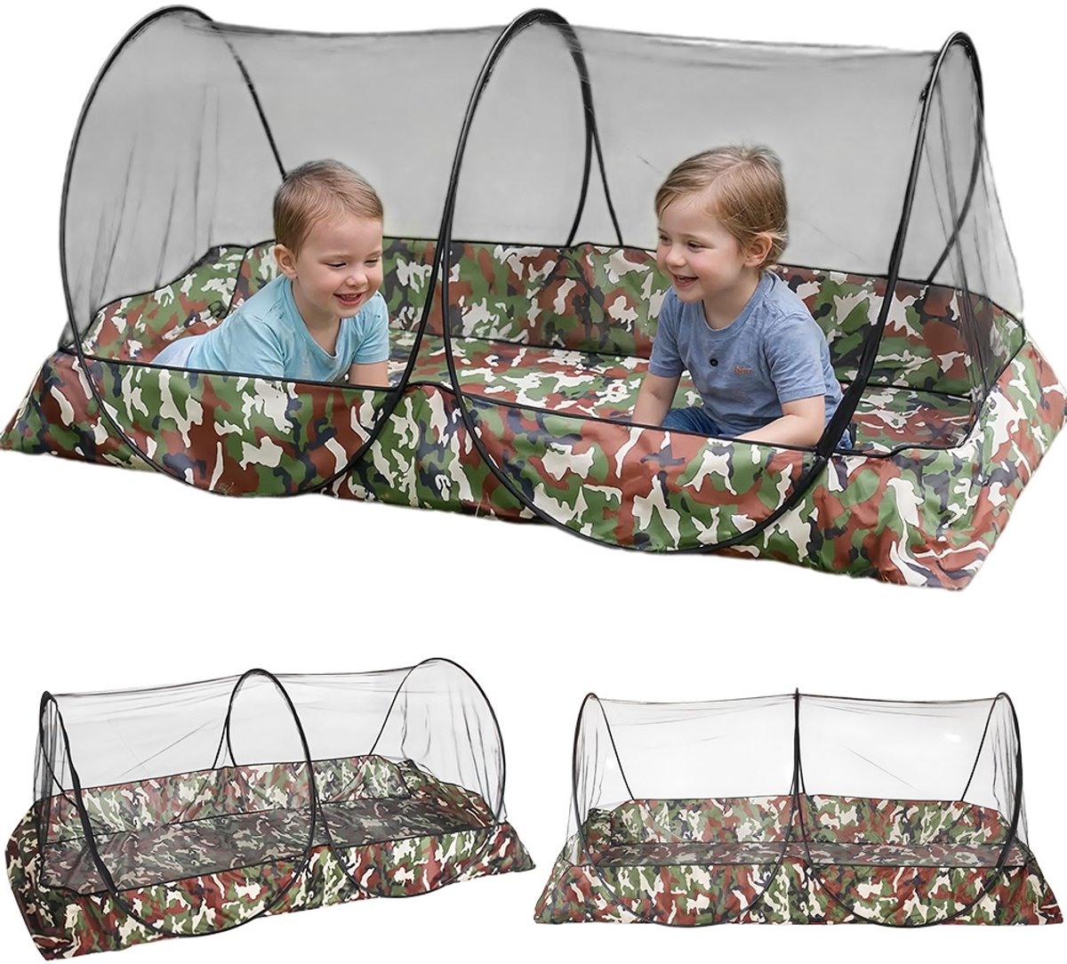 Klamboe Tent - Opvouwbaar Klamboe - 2 Persoons - Eenvoudige Installatie - voor Terras, Buiten en op Reis