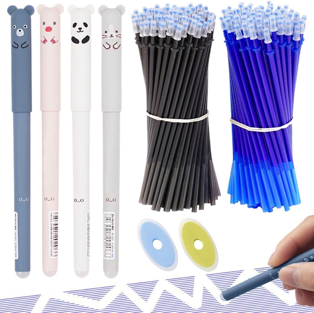 Vulpotlood 0.5mm - Cartoon dieren - 40 navullingen - Perfect voor kinderen en studenten - SnelShoppen