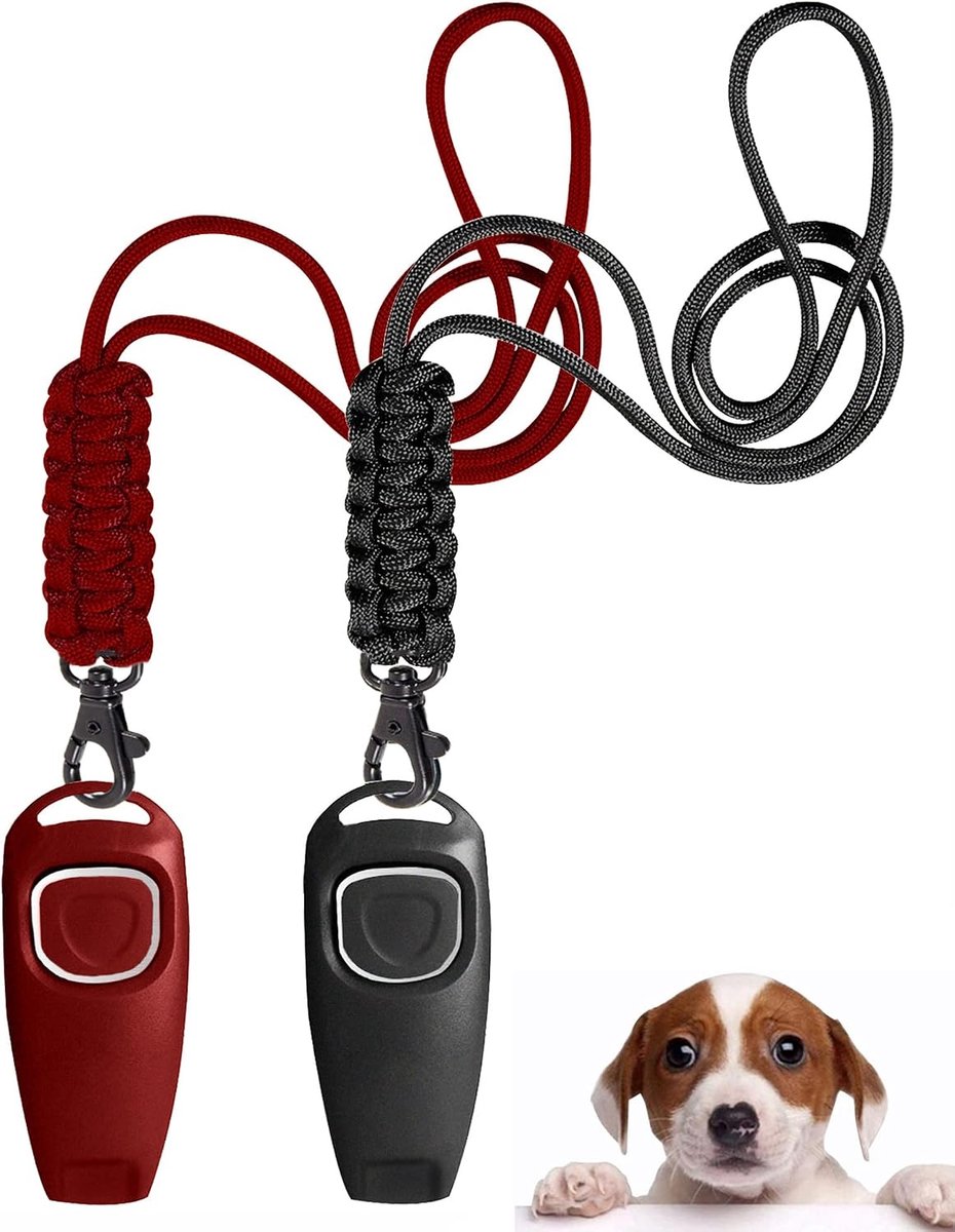 Hond fluit voor terugroeptraining - Hoge frequentie, 2-in-1 ontwerp - Hoortoestel voor mensen - SnelShoppen