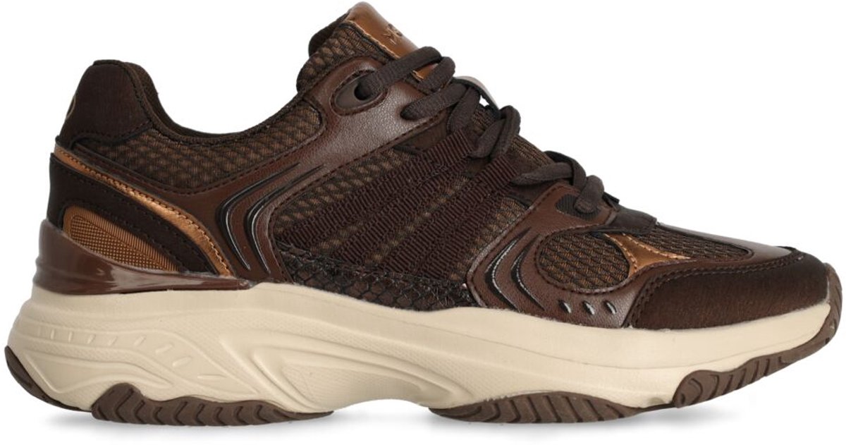 MEXX VYELLA PAX Sneaker-Donker Bruin