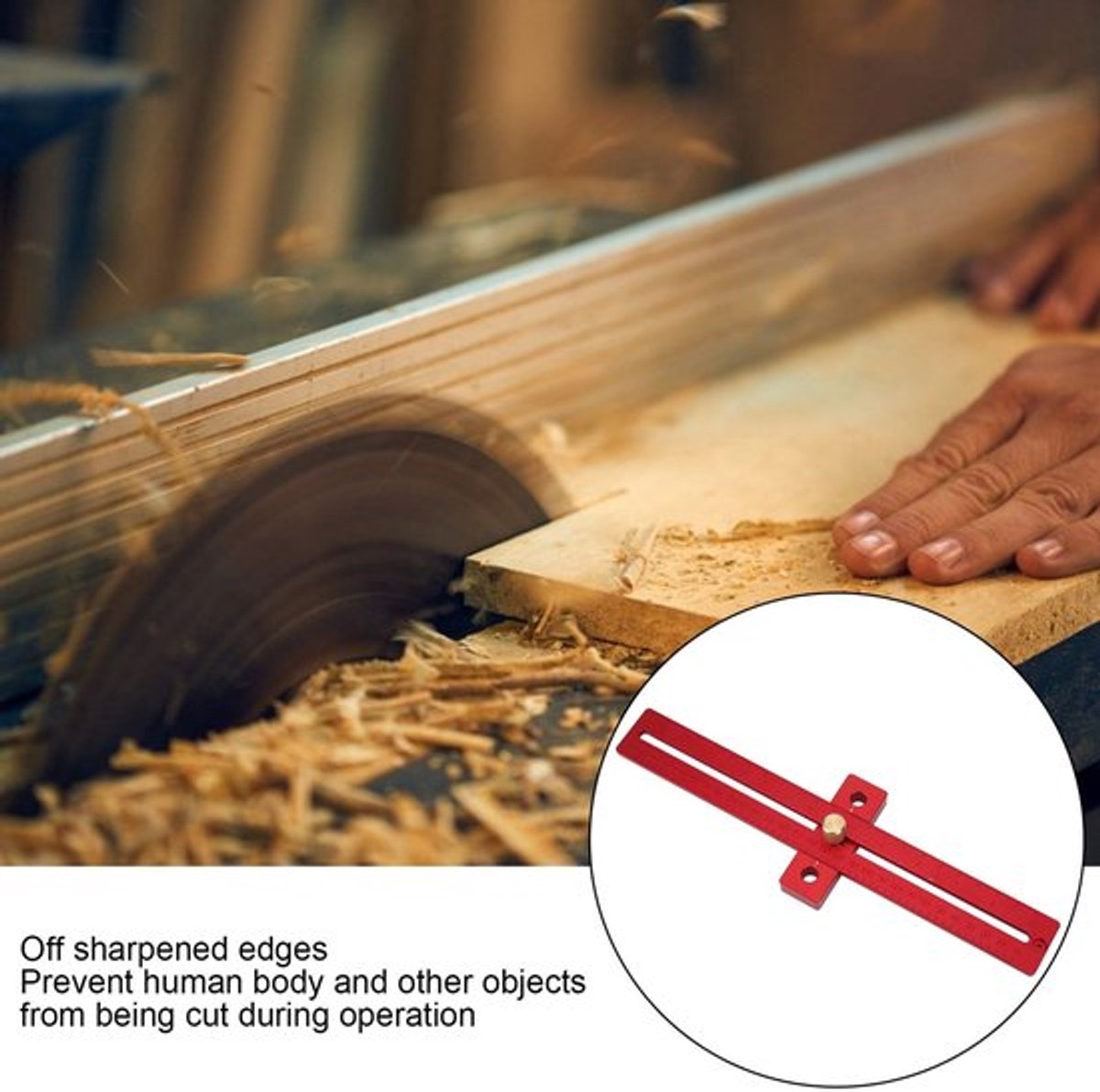 Liniaal Hoge Nauwkeurigheid - Markeringsmeter - Houtbewerking - Aluminiumlegering - Aftekengereedschap - Duidelijke Schaal - Meetlat