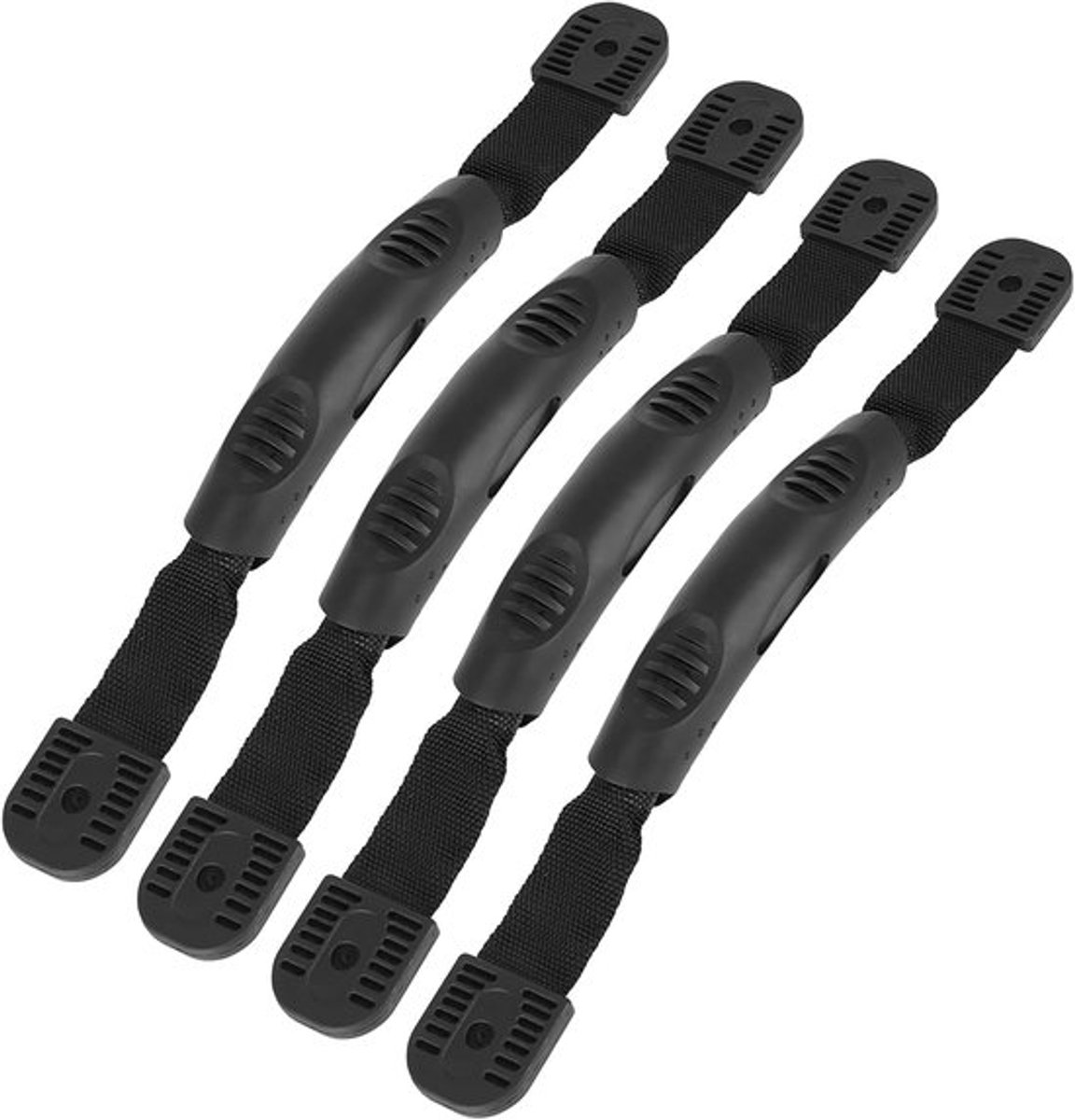 Transportgreep Zijdelingse Draaggreep - Geschikt voor Kajaks/Kano's - 4 Stuks - Rubber/Nylon - Antislip Handgreep - 29 x 3,2 x 3,8 cm - Kajakgreep