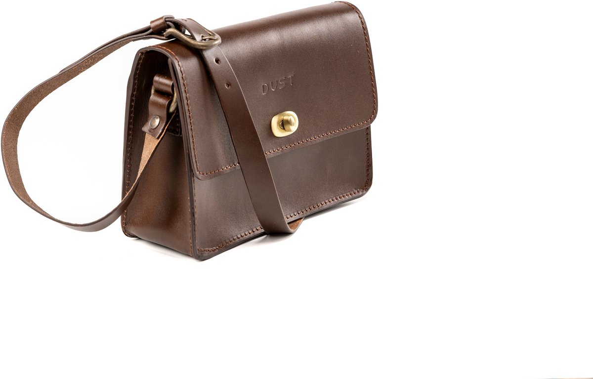 Leather Crossbody Dark Brown The Santa Fe Collection