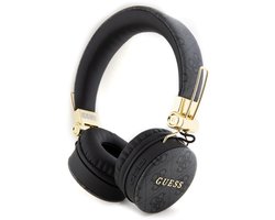 Guess PU Leather 4G Metal Logo Headphone - Geschikt voor Bluetooth Smartphones - Zwart