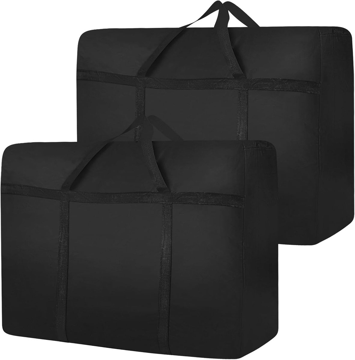 Set van 2 Grote Reistas voor Verhuizen, 180 Liter, 100 x 58 x 28 cm, Duurzaam 600D Oxford Stof, Opbergzak voor Dekbedden, Kleding en Beddengoed