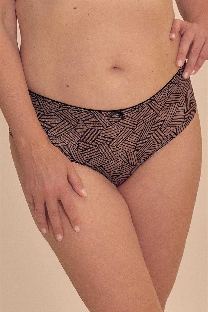 Amoena Brooke Taille Slip Brooke PTY Zwart - maat 42