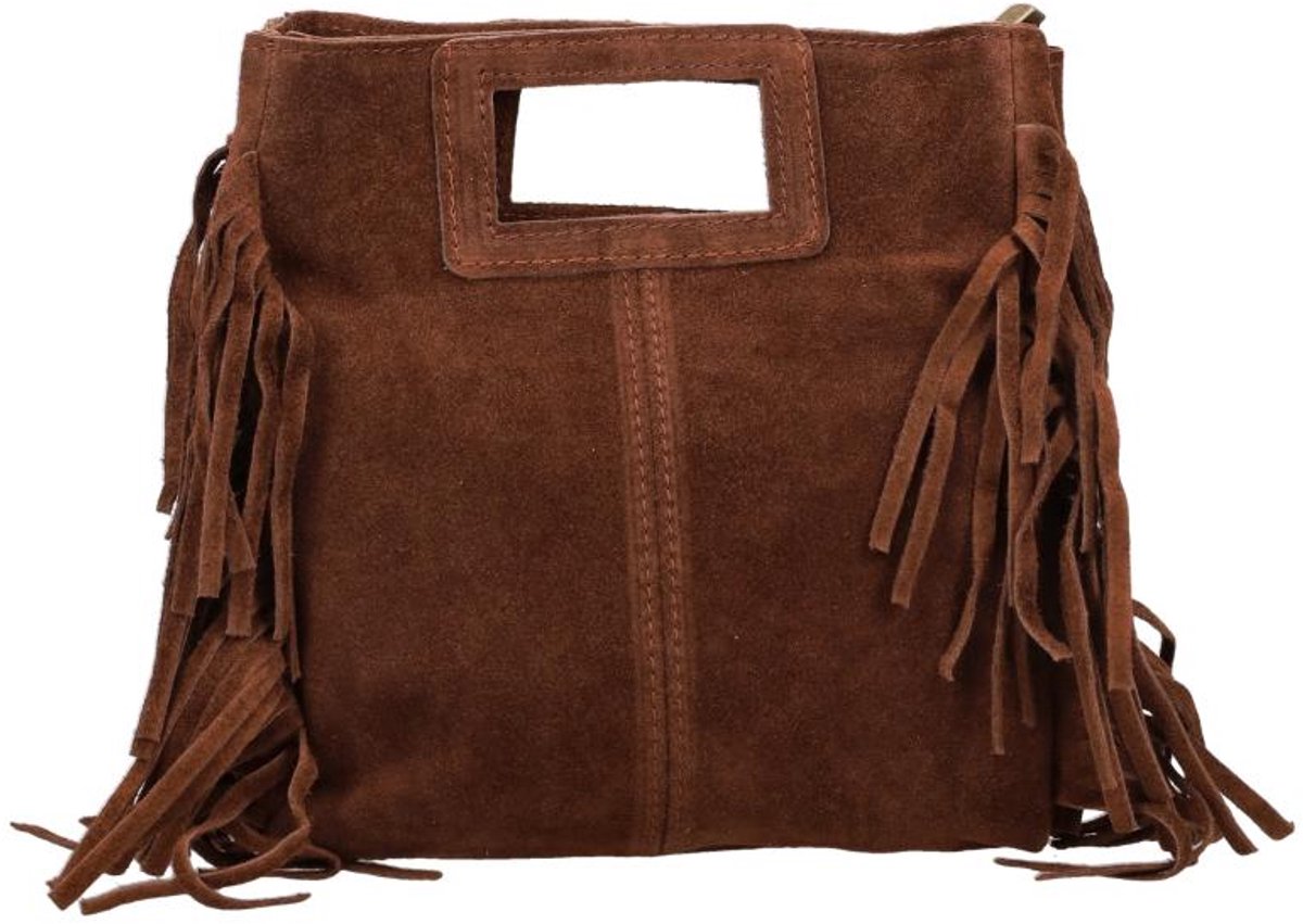 Hernan Aurora Crossbodytas Medium Dames - Leer - Bruin
