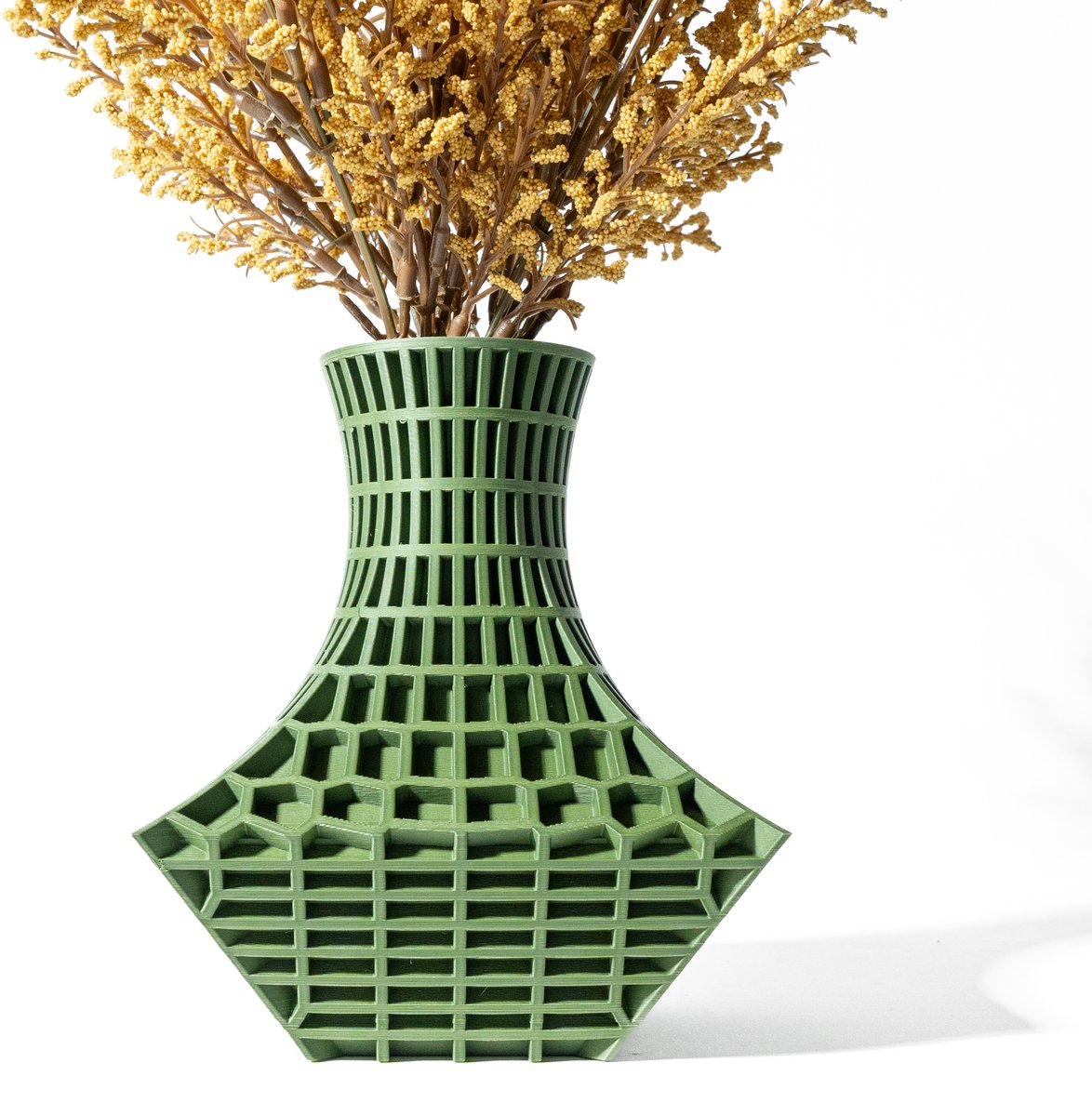 Skushy Vaas Juve - Geschikt voor Bouwbloemen - Japandi Designvaas voor Droogbloemen en Kunstbloemen - Sculpturale Decoratieve Vaas - Moderne Woondecoratie