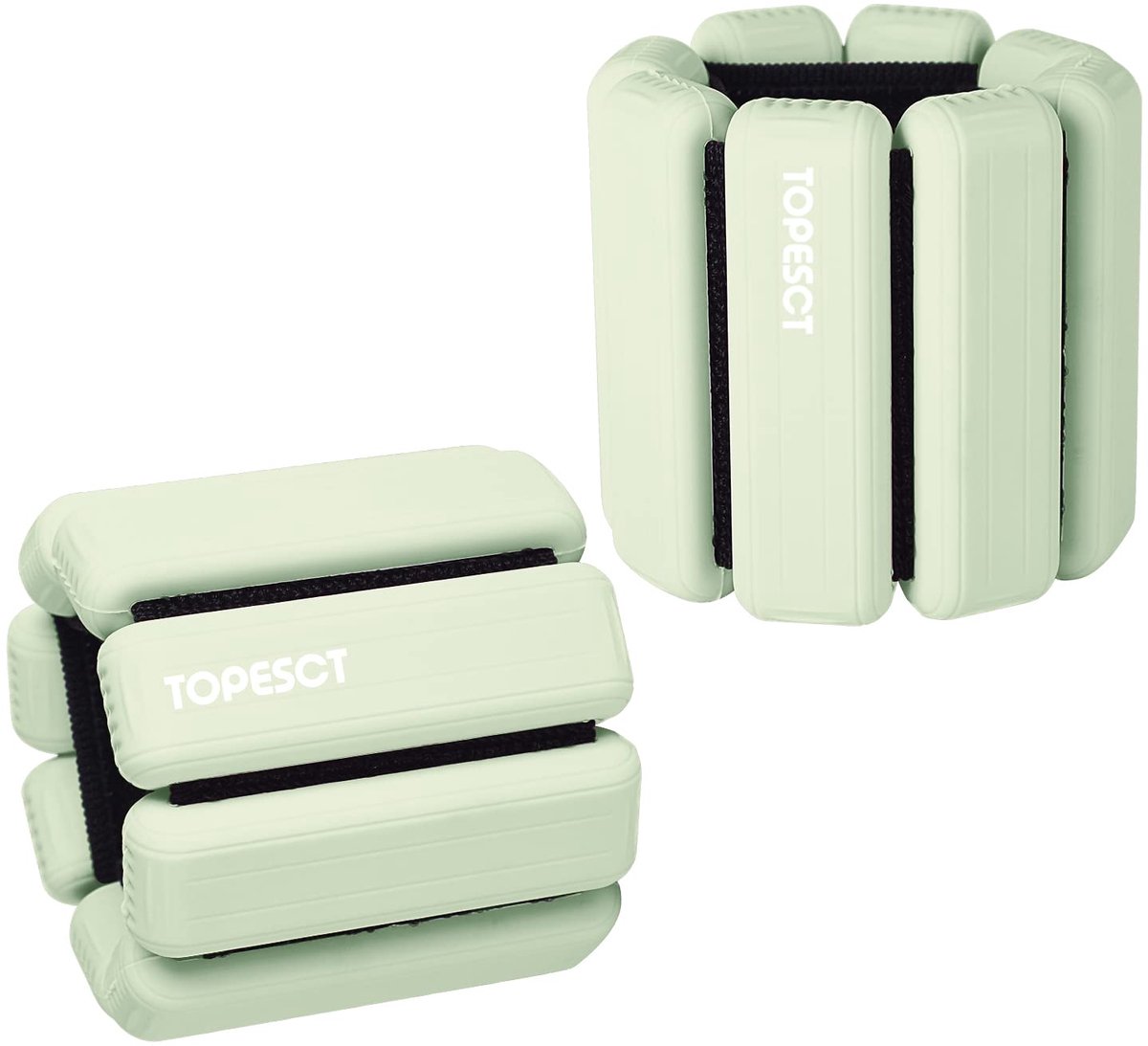 SnelShoppen - Verstelbare polsgewichten Set van 2 (1 pond elk) - Draagbare pols en enkelgewichten armband voor yoga, dans, barre, pilates, cardio, aer