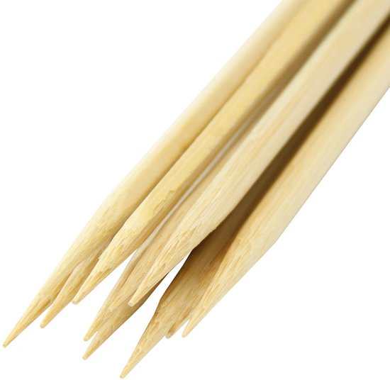 Houten suikerspin stokjes - naturel - 30 cm - 300 stuks — afbeelding 4