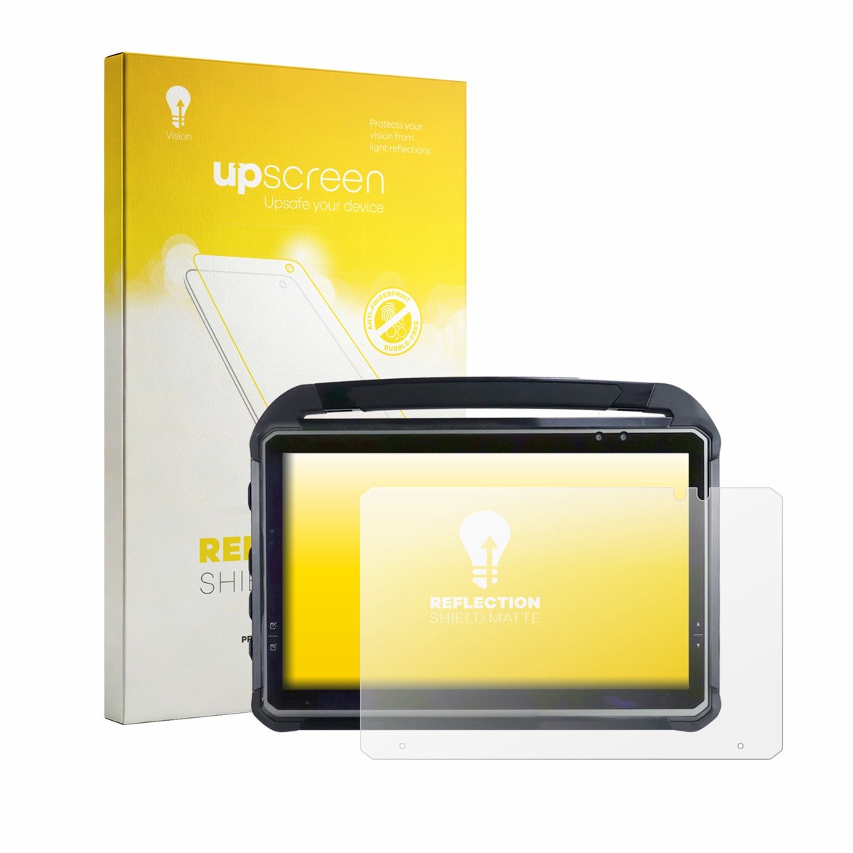 upscreen - Screenprotector voor DT Research DT312RP - Folie Beschermfolie anti glare matte