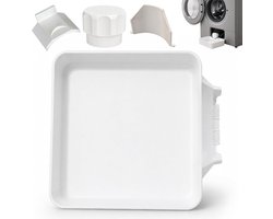 Universele Lekbak Wasmachine - Set van 4 - Opvangbak Tegen Lekkage - Afvoerbak voor Wasmachine en Vaatwasser - Eenvoudig te Installeren - Bescherm de Vloer - 18cm - SOLLBRY®