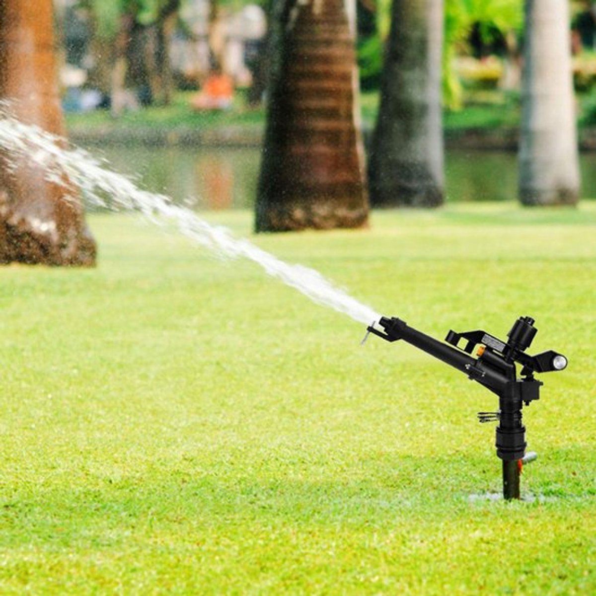Sprinkler 360 Graden Roterend - Irrigatiesprinkler - Waterverneveling - Accessoires - 1in Draad - 26.5x36.5cm - Irrigatiesysteem