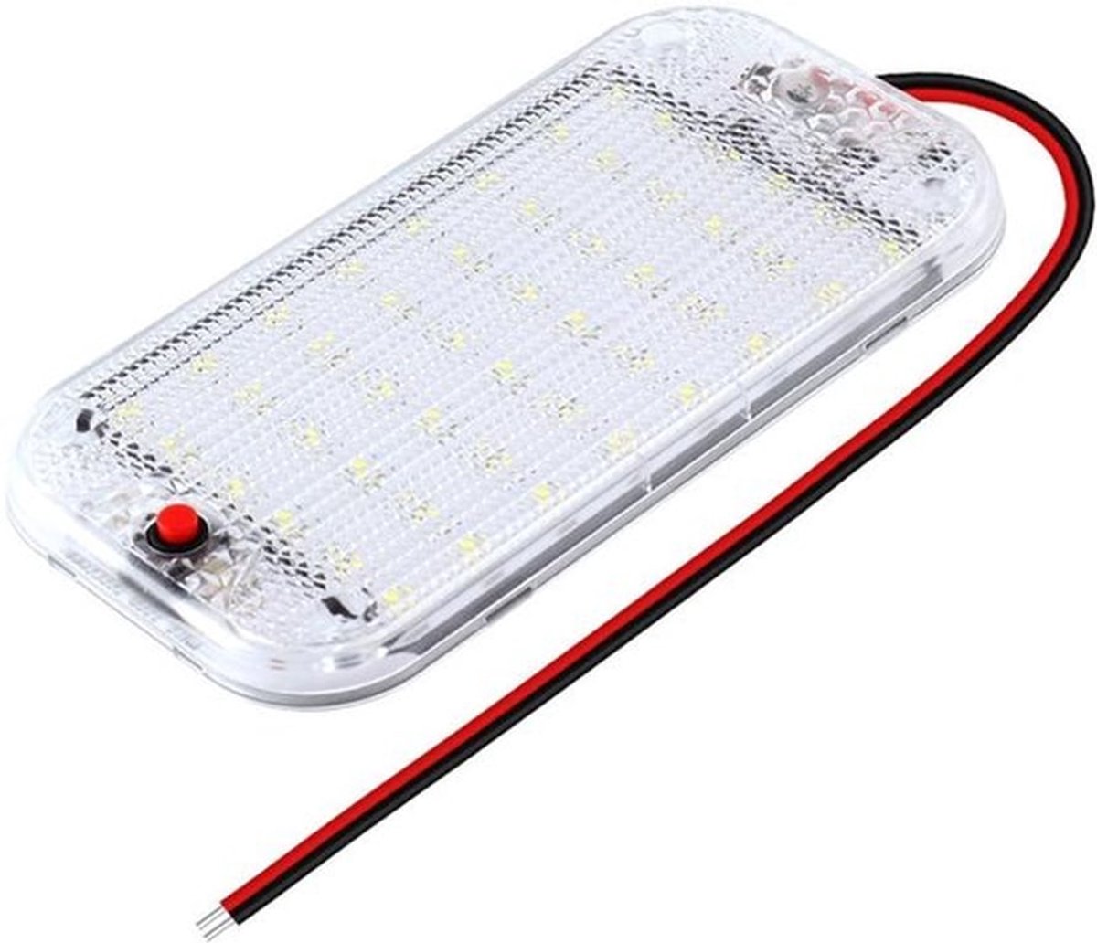 LED-plafondlamp met schakelaar voor campers, caravans, reisbusjes en boten (2 stuks)